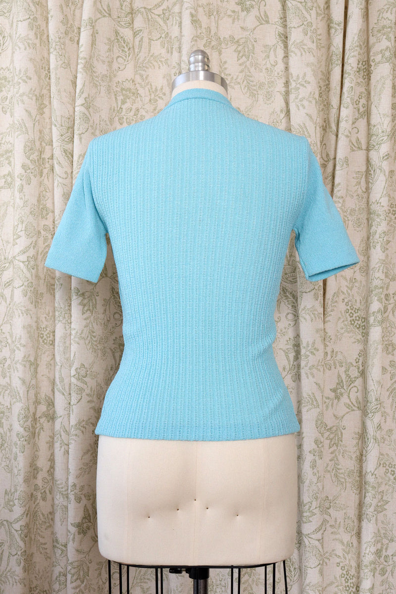 Bluest Blue Faux Sweater Set S/M