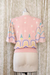 Umi Silk Flutter Pastel Knit Top M