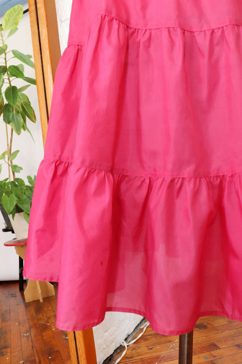 Florell Hot Pink Slip Skirt S/M