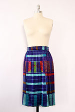 Hilary Gifford Silk Plaid Midi M/L