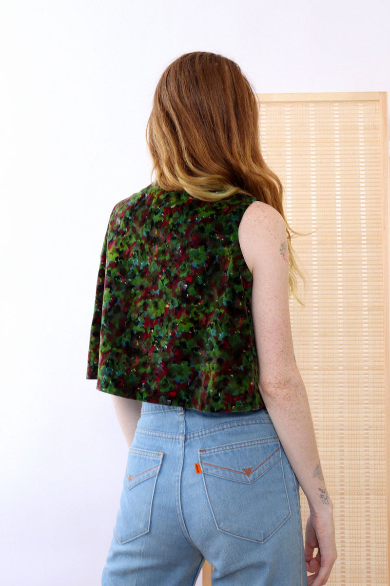 Mossy Velvet Crop Top XS/S