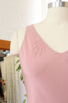 Silk Rose Bias Cut High Slit Gown S/M