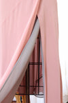 Silk Rose Bias Cut High Slit Gown S/M