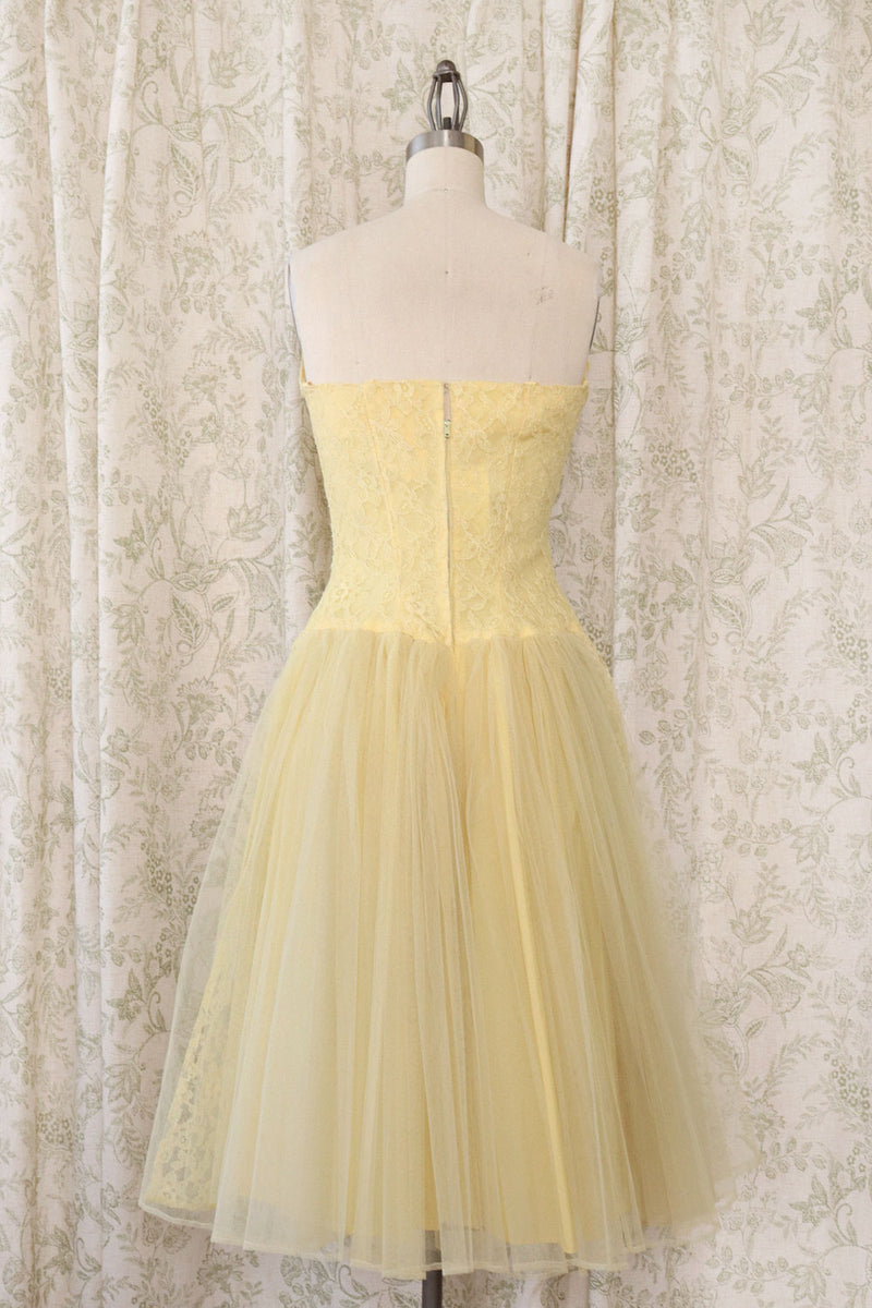 Buttercup Tulle Dress with Lace Jacket XS/S