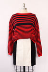 Tarazzia Striped Pocket Sweater M/L