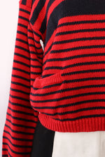 Tarazzia Striped Pocket Sweater M/L