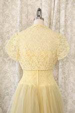 Buttercup Tulle Dress with Lace Jacket XS/S