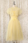 Buttercup Tulle Dress with Lace Jacket XS/S