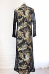 Mesh Panelled Trippy Caftan S-L