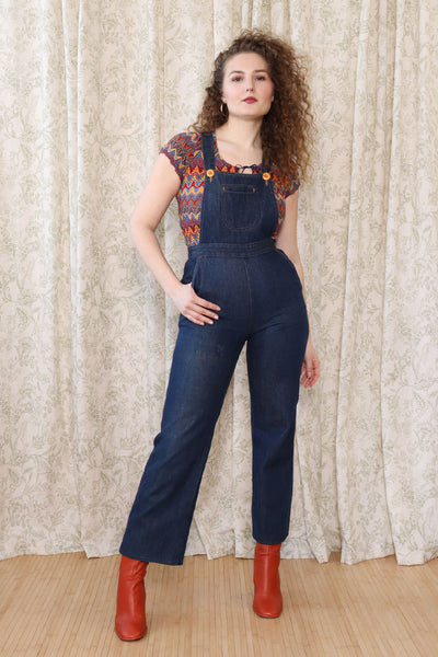 Gitano Topstitch Denim Overalls M – OMNIA
