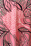 1940s Tree of Life Buttoned Rayon Dress M-M/L