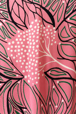 1940s Tree of Life Buttoned Rayon Dress M-M/L