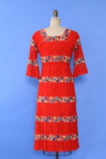 Poppy Lace Embroidered Dress XS-M