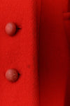 Cherry Red Mod Coat XS