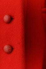 Cherry Red Mod Coat XS