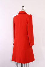 Cherry Red Mod Coat XS