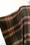 Forest Plaid Poncho S-XL