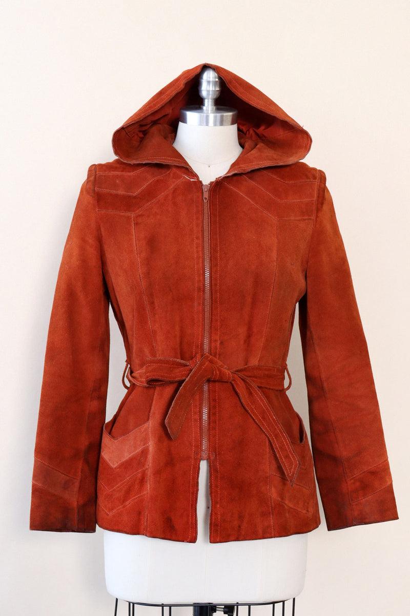 Smoked Paprika Suede Jacket S