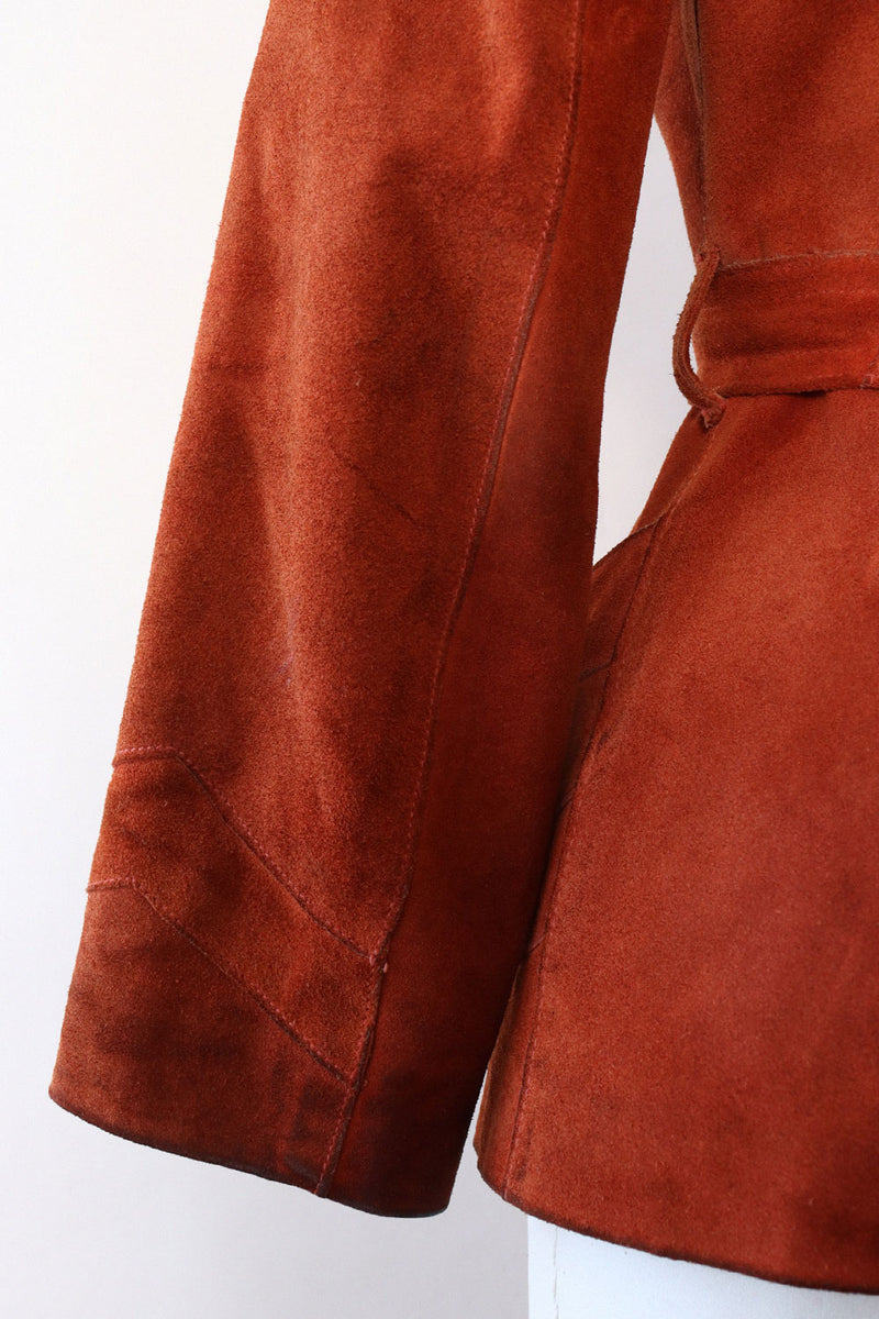 Smoked Paprika Suede Jacket S