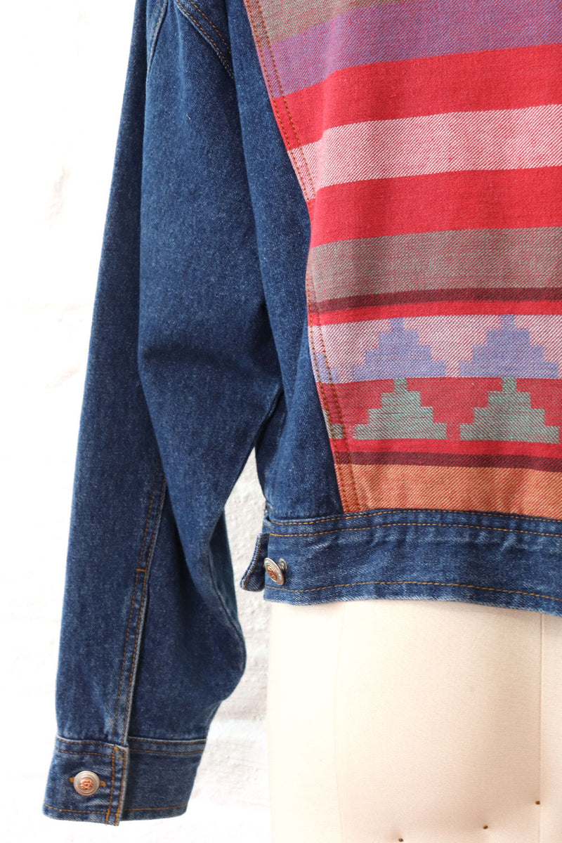Slouchy Blanket Denim Jacket M