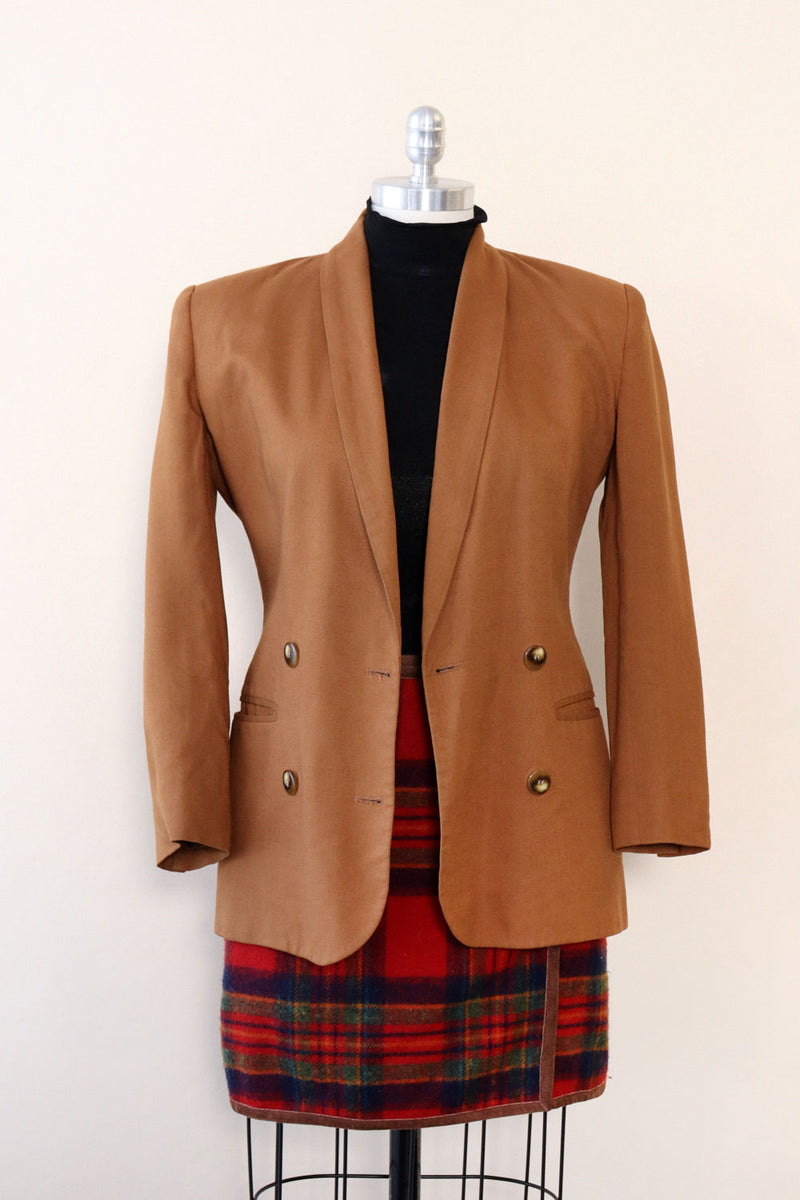 Caramel Latté Linen Blazer XS/S