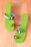 Michael Simon Embellished Fish Sandals 10.5-11