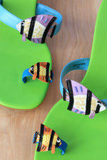 Michael Simon Embellished Fish Sandals 10.5-11