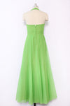 Leaf Green Swiss Halter Maxi S