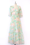 Garden Angel Floral Maxi S-S/M