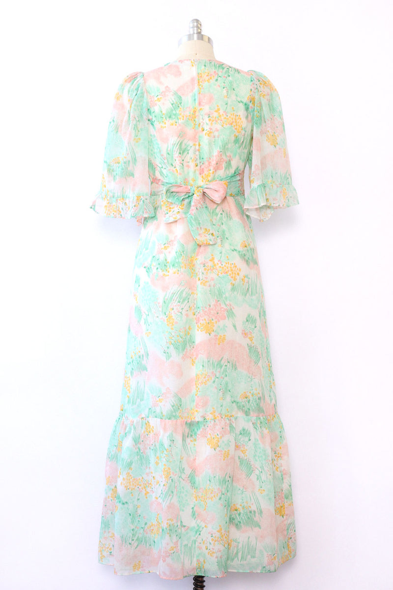 Garden Angel Floral Maxi S-S/M