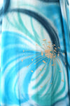 Sky Blue Floral Maxi L