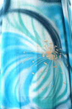 Sky Blue Floral Maxi L