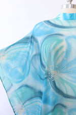 Sheer Macro Floral Poncho