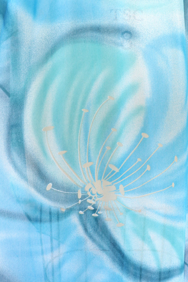 Sheer Macro Floral Poncho