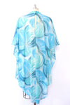 Sheer Macro Floral Poncho