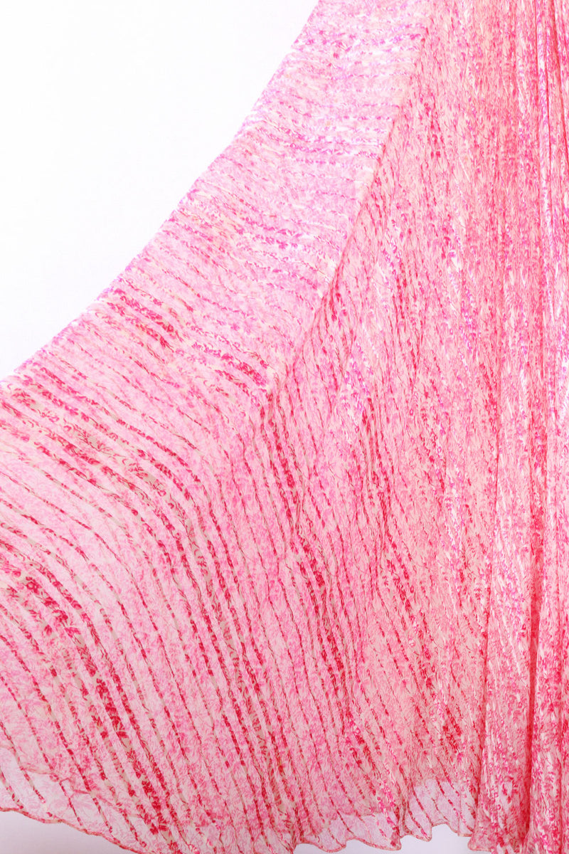 Richilene Pink Silk Drape Dress S