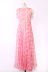 Richilene Pink Silk Drape Dress S