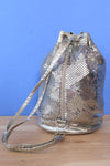 Disco Metal Mesh Sling Bag