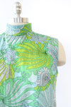 Calypso Lime Paisley Dress M-M/L