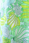 Calypso Lime Paisley Dress M-M/L