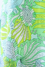 Calypso Lime Paisley Dress M-M/L