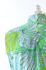 Calypso Lime Paisley Dress M-M/L