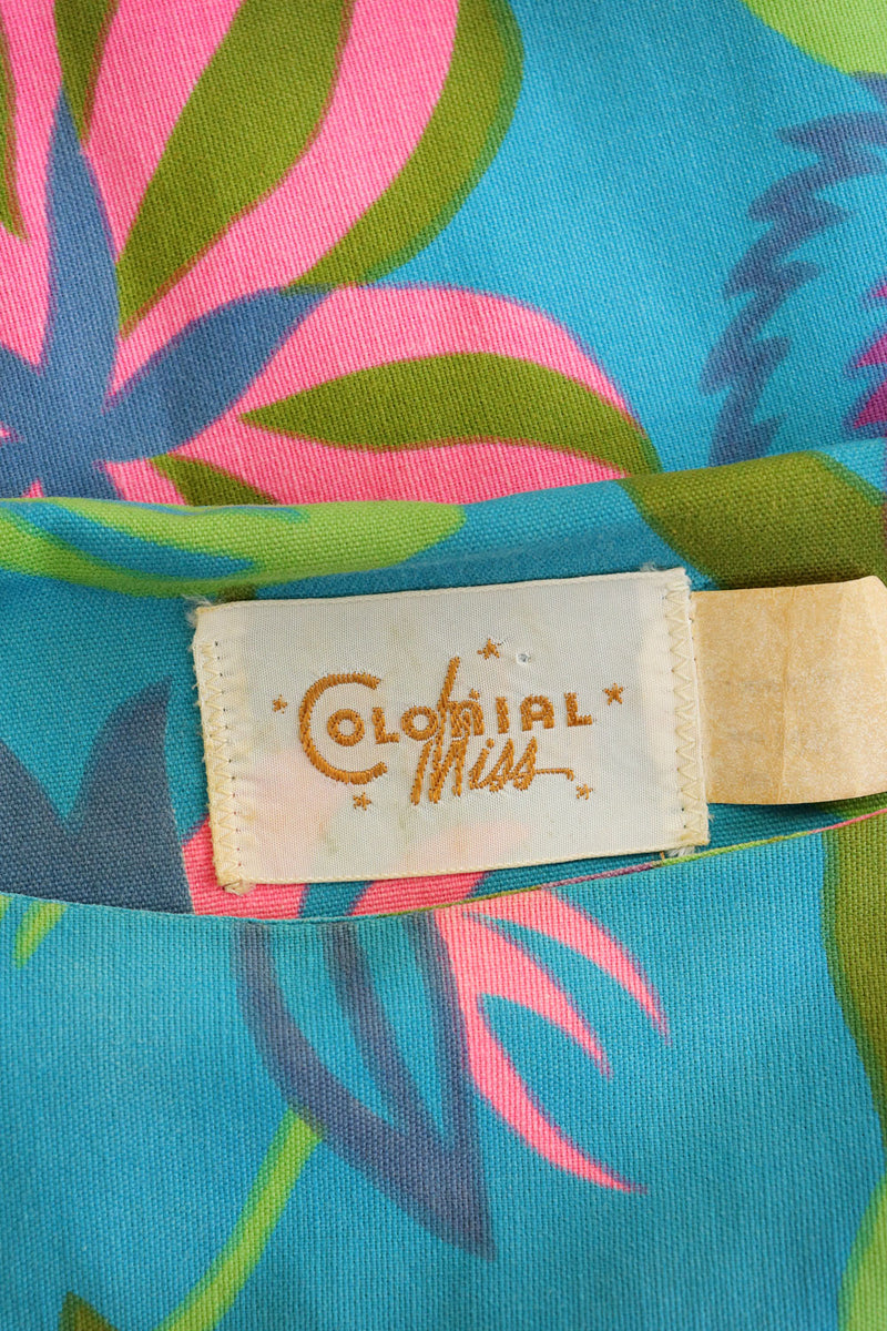 Technicolor Floral Cotton Shift M-M/L