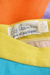 Colorblock A-line Skirt XS