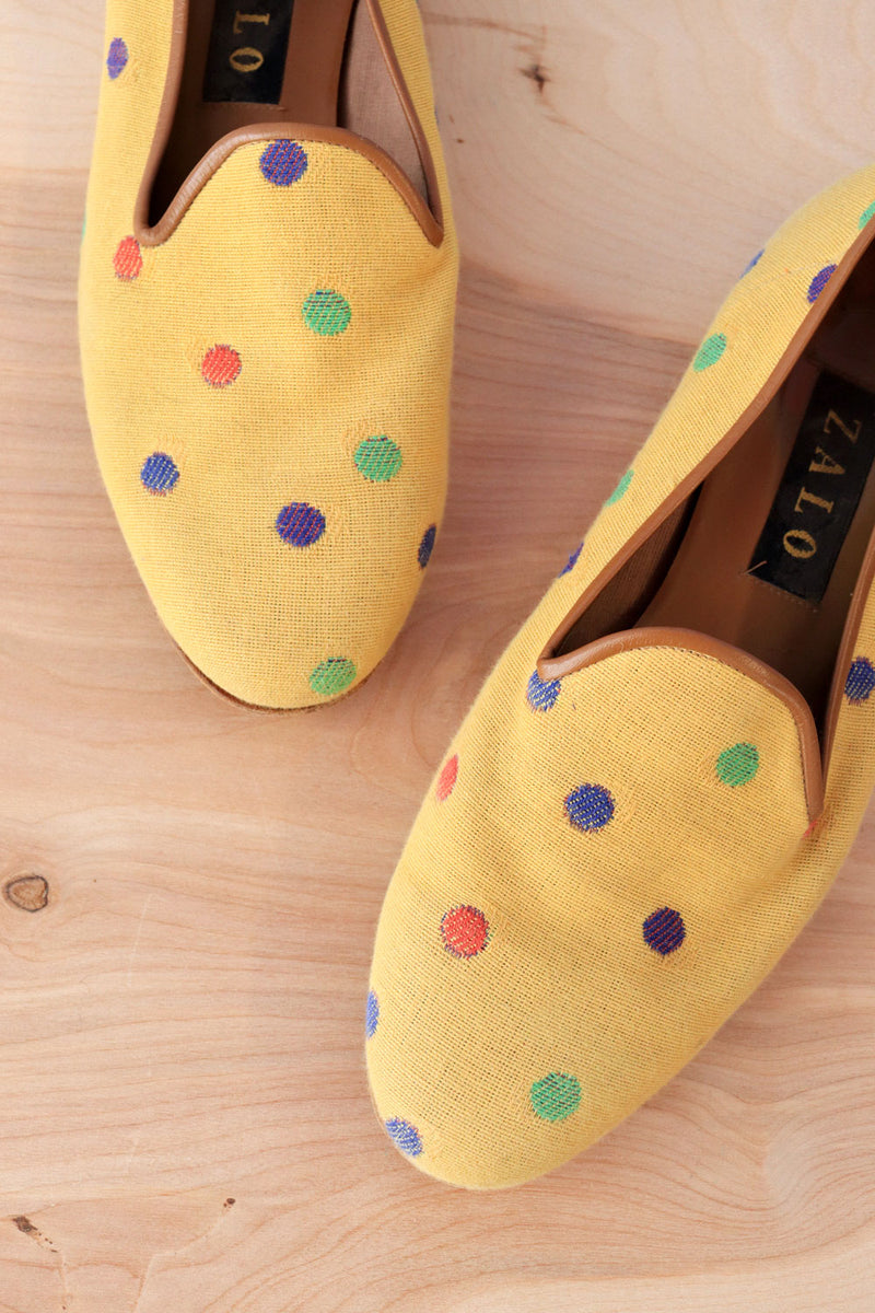 ZALO Dotted Slippers 9.5