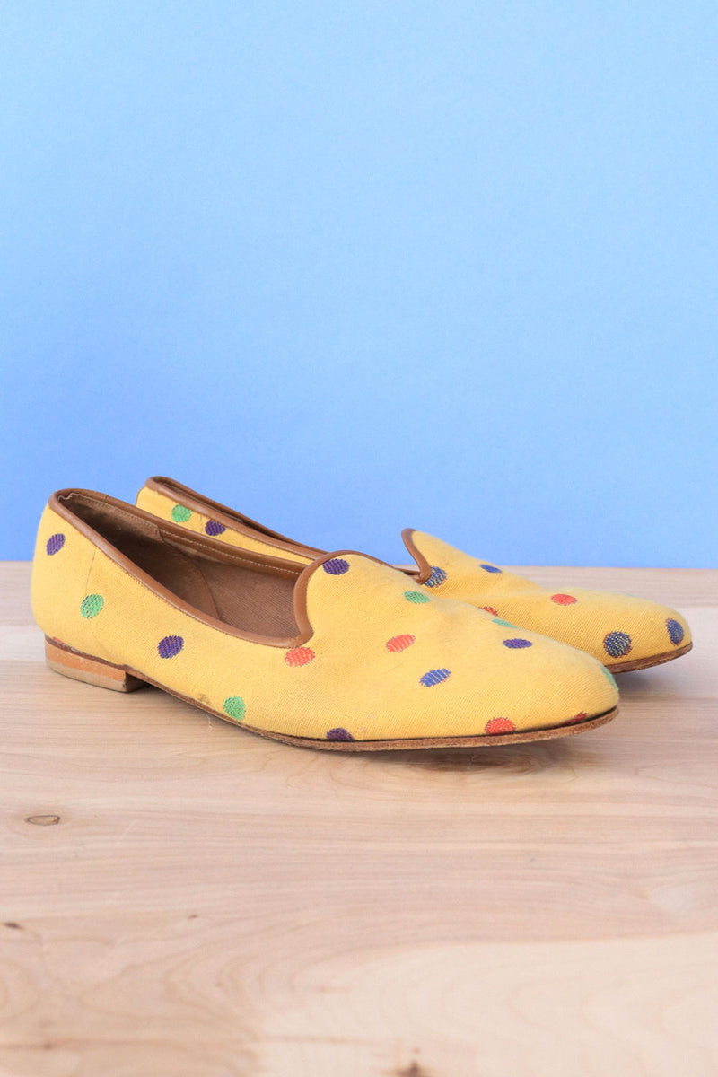 ZALO Dotted Slippers 9.5