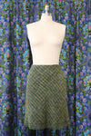Spring Green Tweed Skirt S