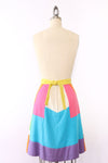 Colorblock A-line Skirt XS