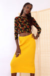 Fall Floral Mesh Top XS/S
