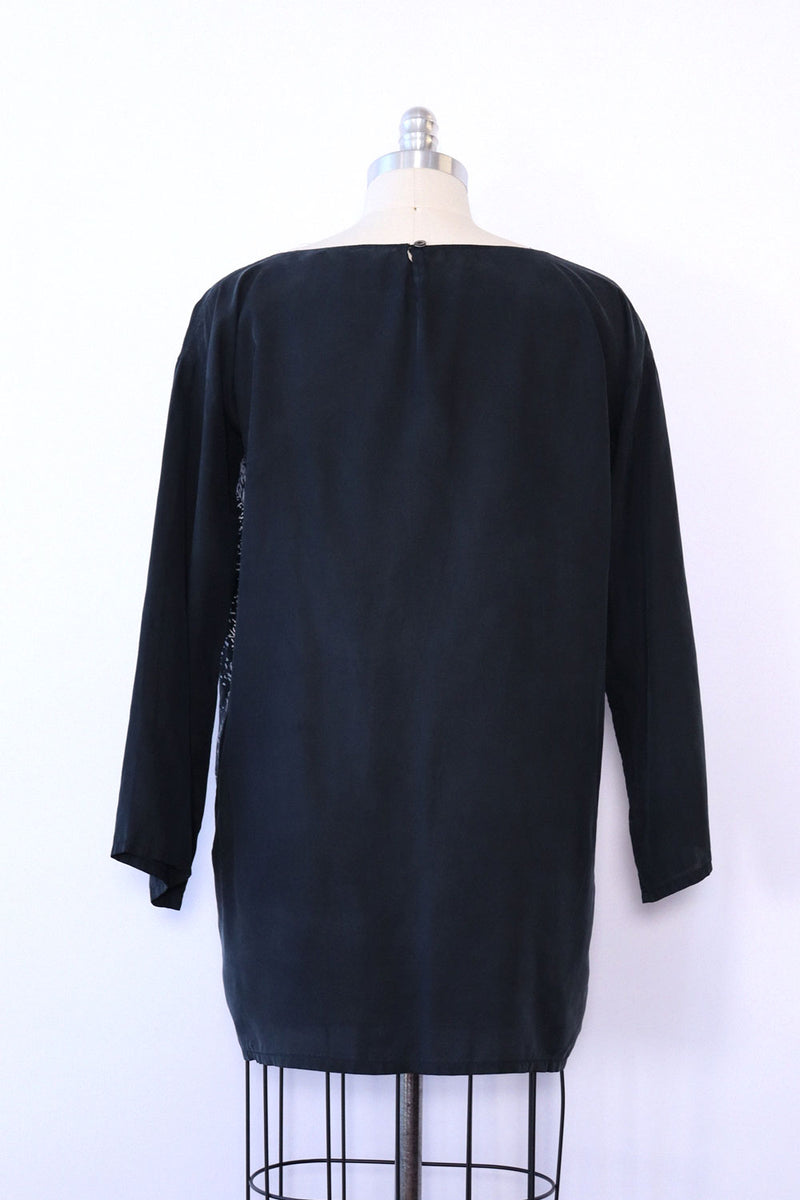 JC de Castelbajac Silk Lion Print Tunic M